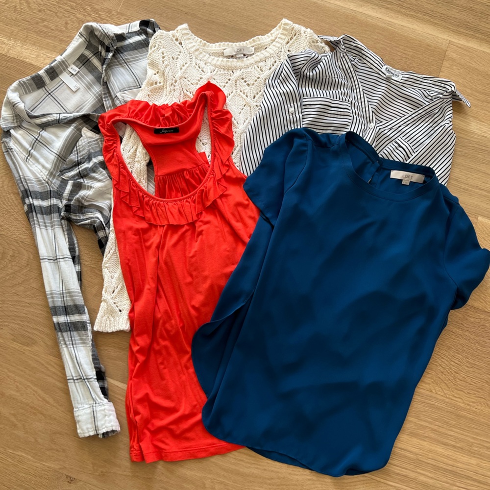 Assortment of XS Tops. 5 XS Tops. XS bundle | Women’s XS